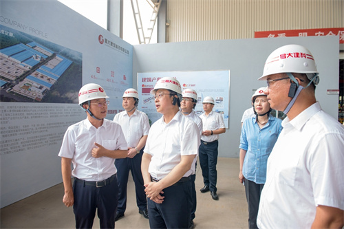 市委書記劉運來集團(tuán)調(diào)研 集團(tuán)董事長徐鵬強、總裁朱九洲陪同